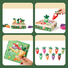 Baby Pulling Radish Plush Toy Learning Educational Sensory Gift