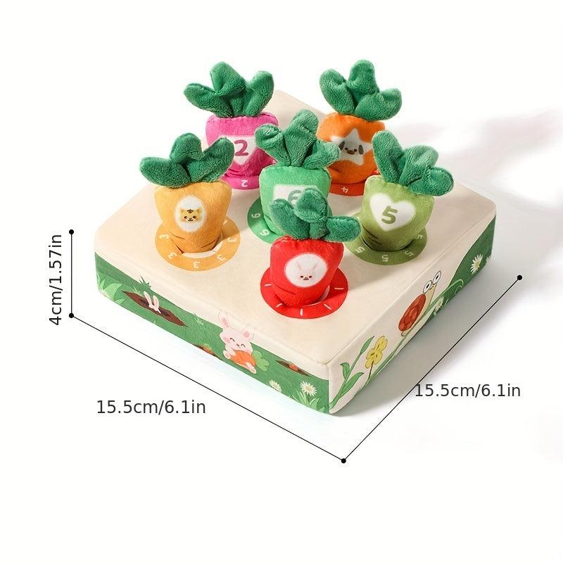 Baby Pulling Radish Plush Toy Learning Educational Sensory Gift