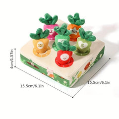 Baby Pulling Radish Plush Toy Learning Educational Sensory Gift