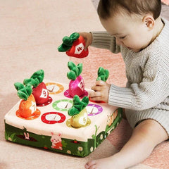 Baby Pulling Radish Plush Toy Learning Educational Sensory Gift