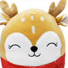 30 cm Christmas Deer Stuffed Toy Pillow Reindeer Plush Doll Gift