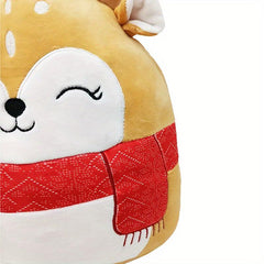 30 cm Christmas Deer Stuffed Toy Pillow Reindeer Plush Doll Gift