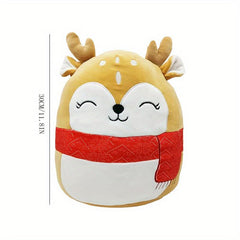 30 cm Christmas Deer Stuffed Toy Pillow Reindeer Plush Doll Gift