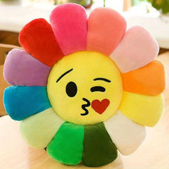 Colorful Sunflower Cushion Pillow Plush Toy