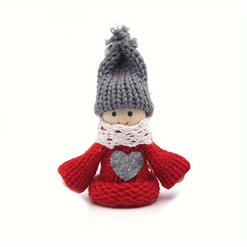 Christmas Plush Wooden Pallet Doll Holiday Ornaments Gift Party Decorations
