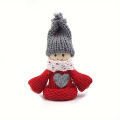 Christmas Plush Wooden Pallet Doll Holiday Ornaments Gift Party Decorations