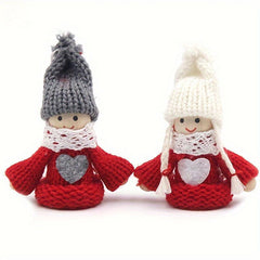 Christmas Plush Wooden Pallet Doll Holiday Ornaments Gift Party Decorations