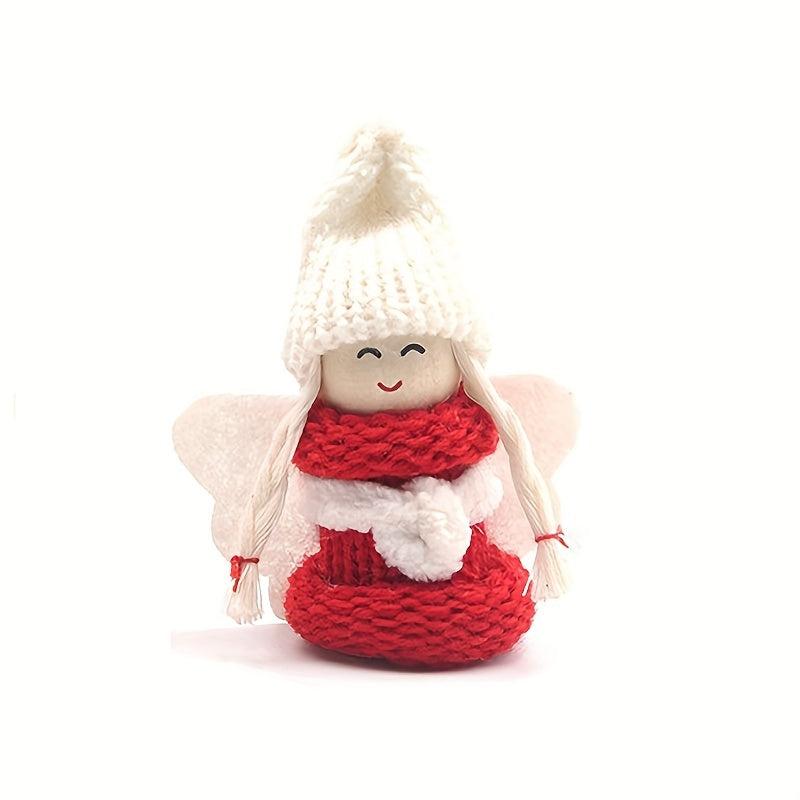 Christmas Plush Wooden Pallet Doll Holiday Ornaments Gift Party Decorations