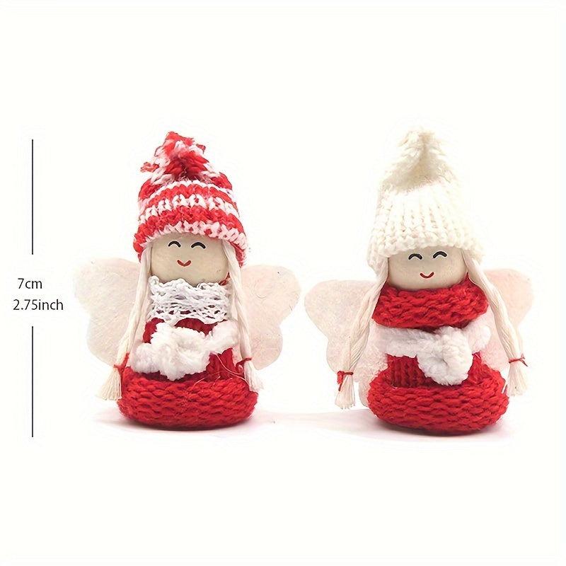 Christmas Plush Wooden Pallet Doll Holiday Ornaments Gift Party Decorations