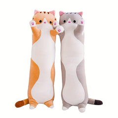 Long Strip Cat Pillow Kitten Doll Plush Toy Sleeping Doll Gift
