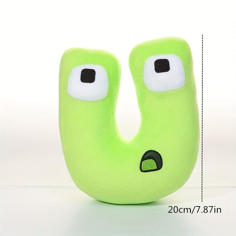 Alphabet Letter Kids' Throw Pillow Camera Slime Keychain Y2K