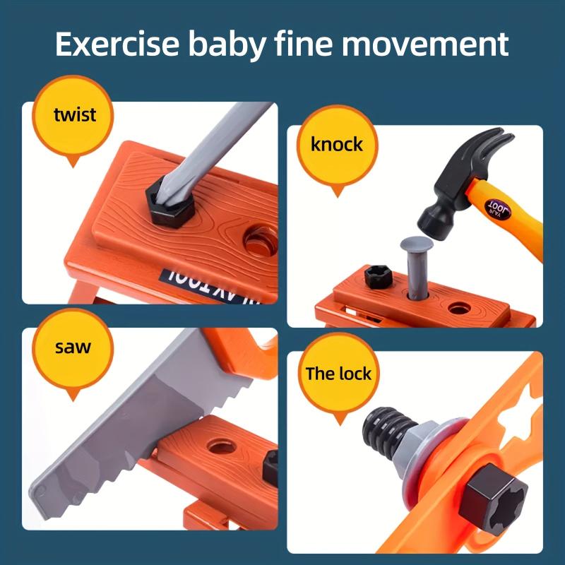 Children's Toolbox Set Baby Simulation Maintenance Tool Repair Family Toy