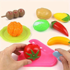 25pcs Pretend Food Toy Set for Early Skill Development in Children
