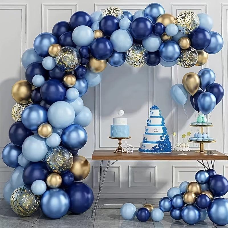 95pcs Metallic Balloons Garland Kit Golden Confetti Balloon Arch