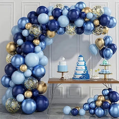 95pcs Metallic Balloons Garland Kit Golden Confetti Balloon Arch