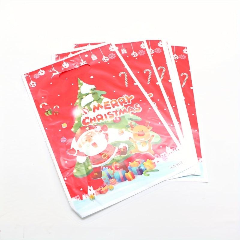 10pcs Christmas Gift Bags Holiday Party Favors