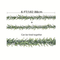 Artificial Eucalyptus Wreath 6ft - Wedding Arch Wall Decoration