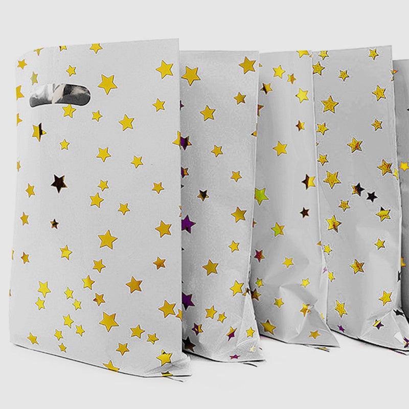 10-Star Tote Gift Bags for Kids & Adults - Holiday Party Candy Bags