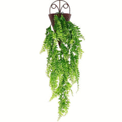 80cm Artificial Hanging Persian Grass Vine Green Plant