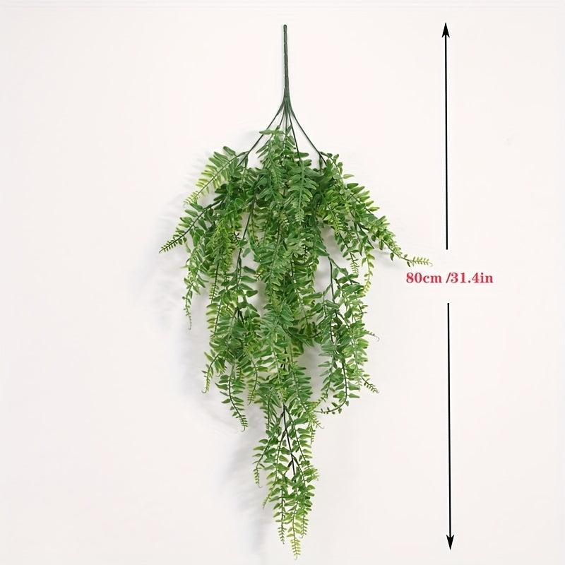 80cm Artificial Hanging Persian Grass Vine Green Plant