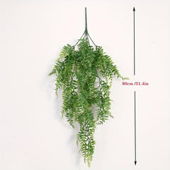 80cm Artificial Hanging Persian Grass Vine Green Plant