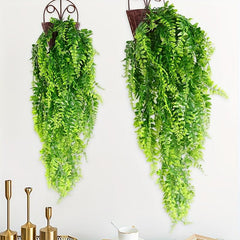 80cm Artificial Hanging Persian Grass Vine Green Plant