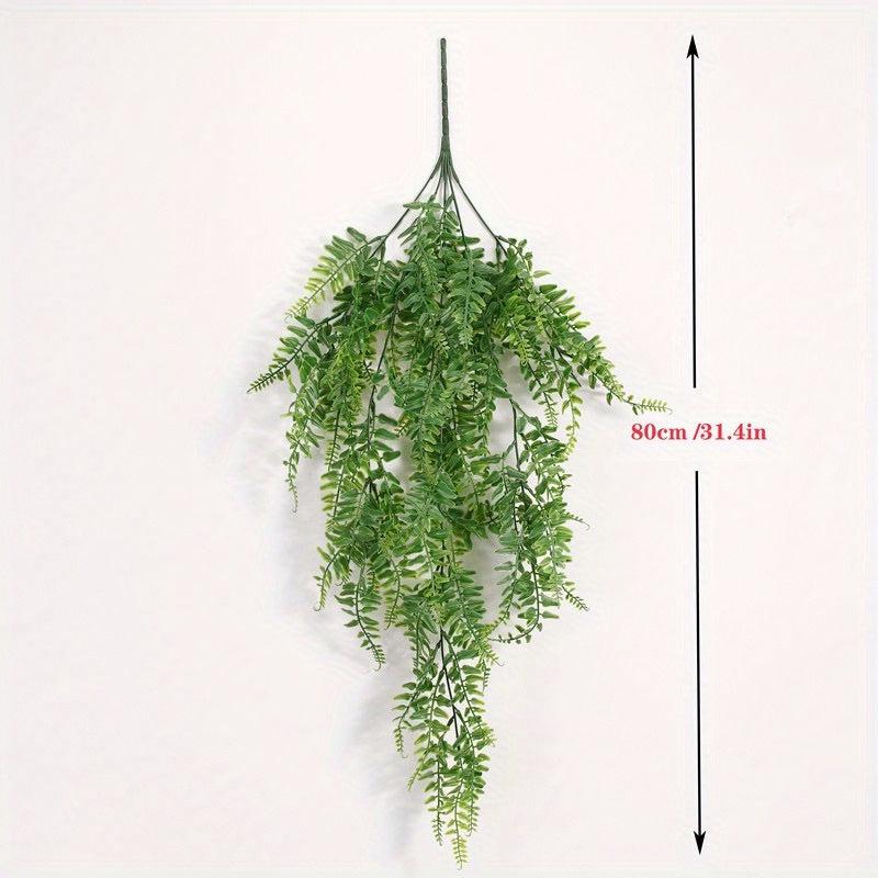80cm Artificial Hanging Persian Grass Vine Green Plant