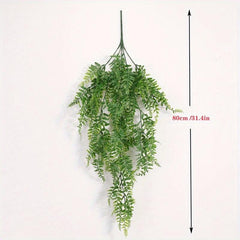 80cm Artificial Hanging Persian Grass Vine Green Plant