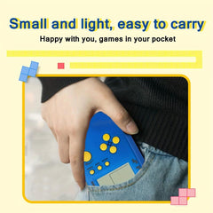 Large Screen Handheld Video Game Console Brick Game Electronic Games Yellow