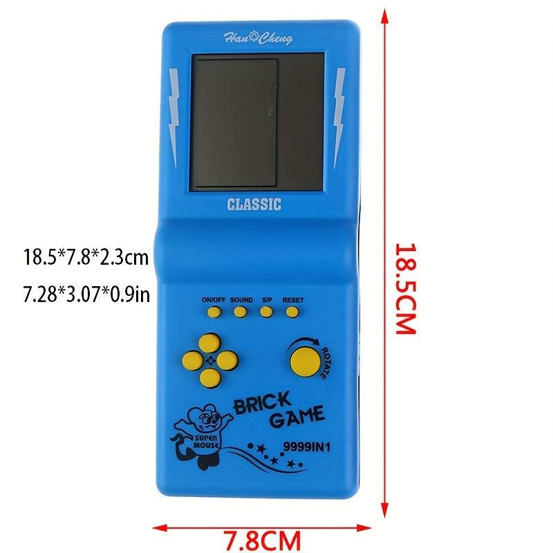 Large Screen Handheld Video Game Console Brick Game Electronic Games Yellow
