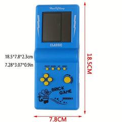 Large Screen Handheld Video Game Console Brick Game Electronic Games Yellow