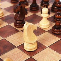 Folding Wooden Chess Board Game for Adults