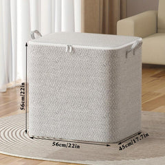 Gray Arrow Pattern Travel Bag Large Capacity Folding Clothes Quilt Blanket