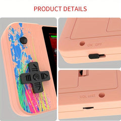 Handheld Game Console Large Screen Retro Game Console Two Players