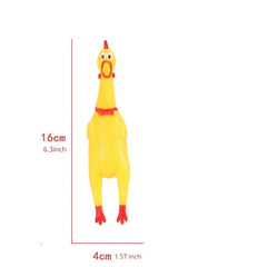 Screaming Chicken Squeeze Sound Pet Toy
