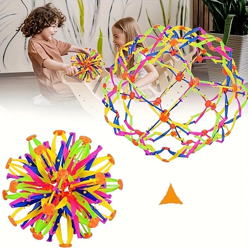 Collapsible Ball Toy for Kids, Stress Relief Mini Ball