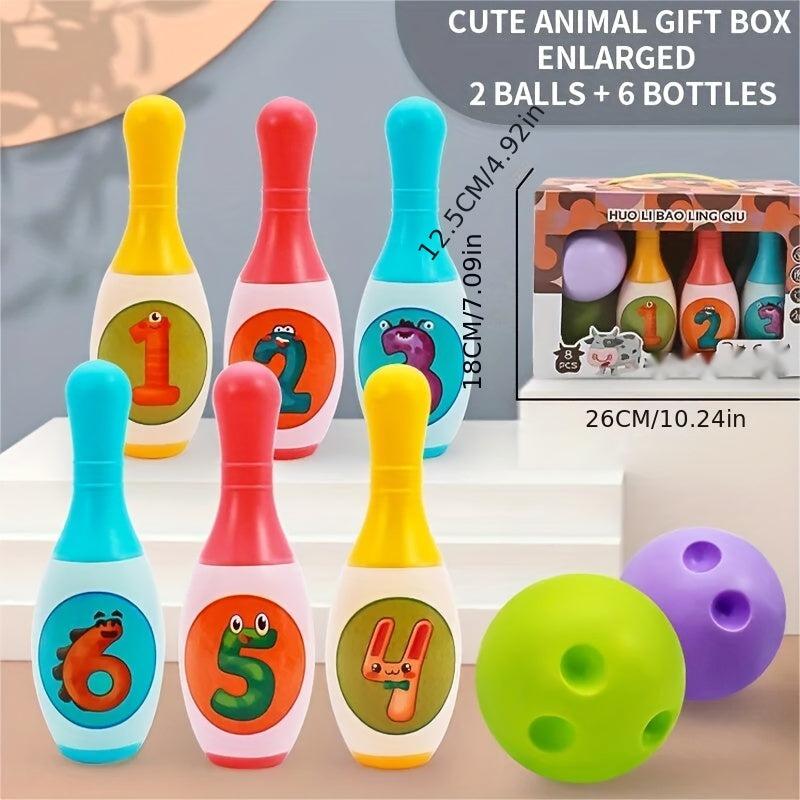 Mini Bowling Toy Interactive Leisure Indoor And Outdoor Sports Games