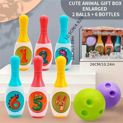 Mini Bowling Toy Interactive Leisure Indoor And Outdoor Sports Games