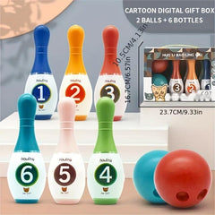 Mini Bowling Toy Interactive Leisure Indoor And Outdoor Sports Games