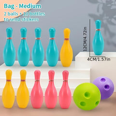 Mini Bowling Toy Interactive Leisure Indoor And Outdoor Sports Games