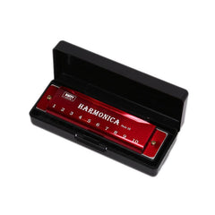 10 Holes Harmonica Mouth Organ Musical Instrument Gift Copper Core Resin