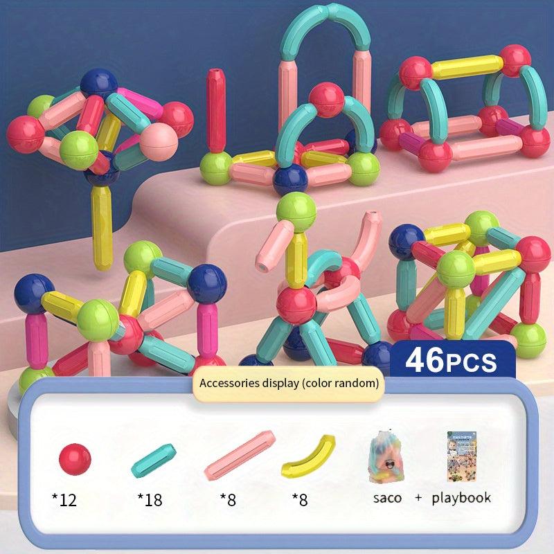 Educational 3D Magnetic Building Block Toys