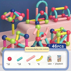 Educational 3D Magnetic Building Block Toys