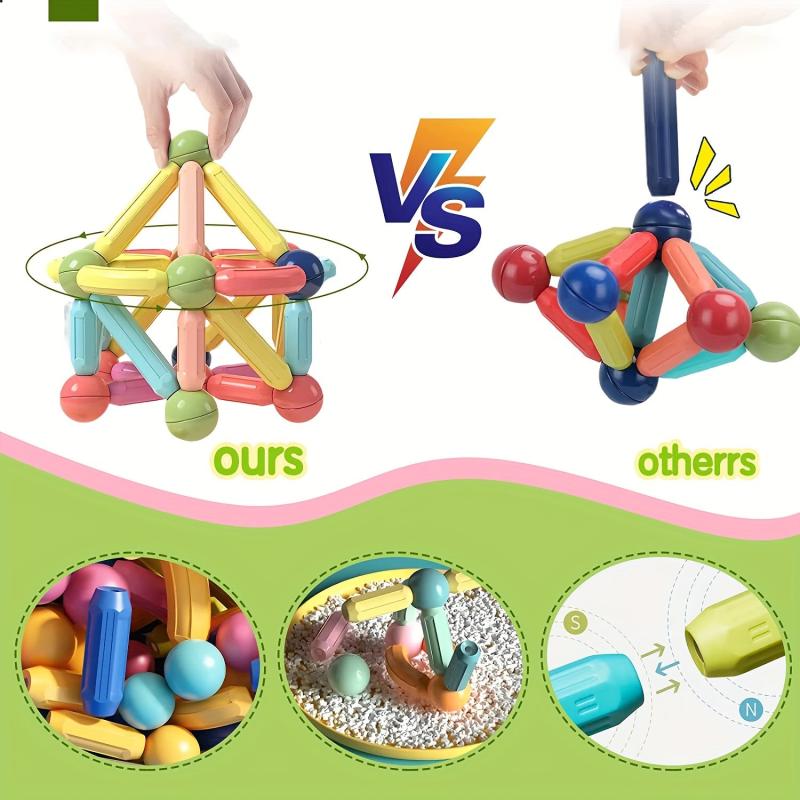 Educational 3D Magnetic Building Block Toys