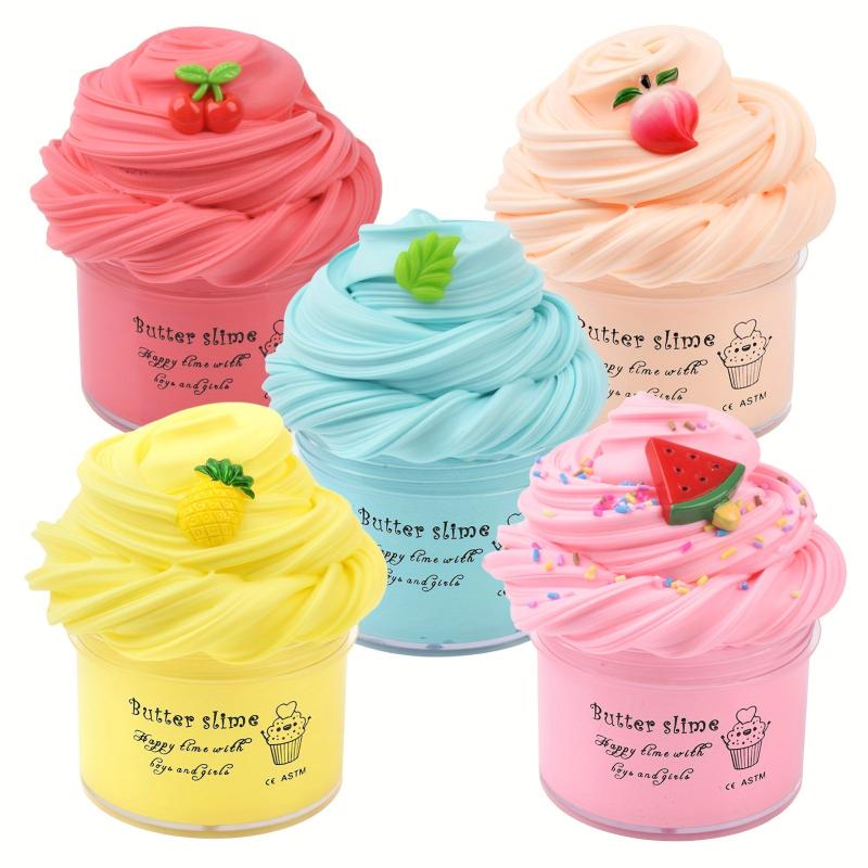 60ml Butter Slime Scented Slime Stress Relief Toy Non Sticky Stretchy