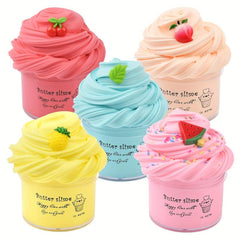 60ml Butter Slime Scented Slime Stress Relief Toy Non Sticky Stretchy