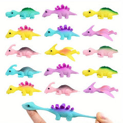 Christmas Kids Dinosaur Ejection Toy Finger Slingshot