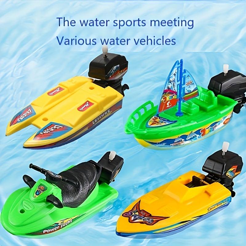 Water Play Boat Yacht Speedboat Sailing Motorboat Summer Toys