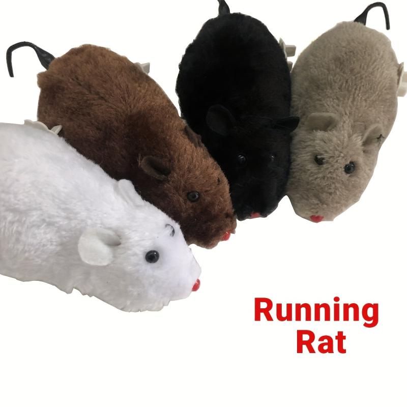Wind Up Plush Mouse Toy For Indoor Cats