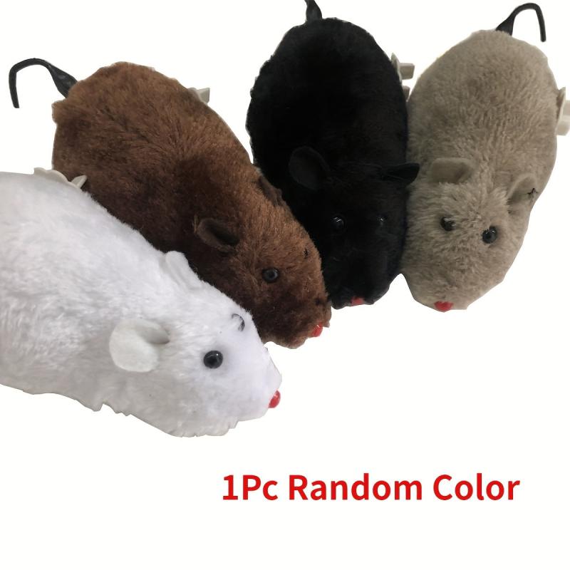Wind Up Plush Mouse Toy For Indoor Cats